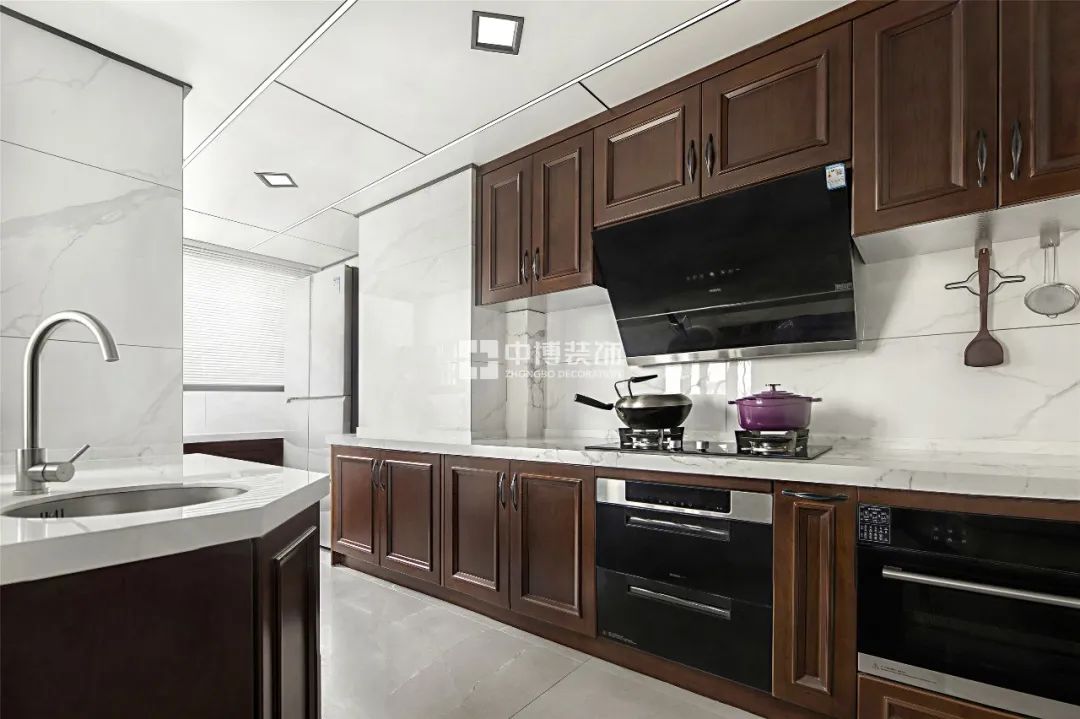 【中博案例】不拘一格的136㎡新中式,古风墨韵,打造高雅宁静住所!-65