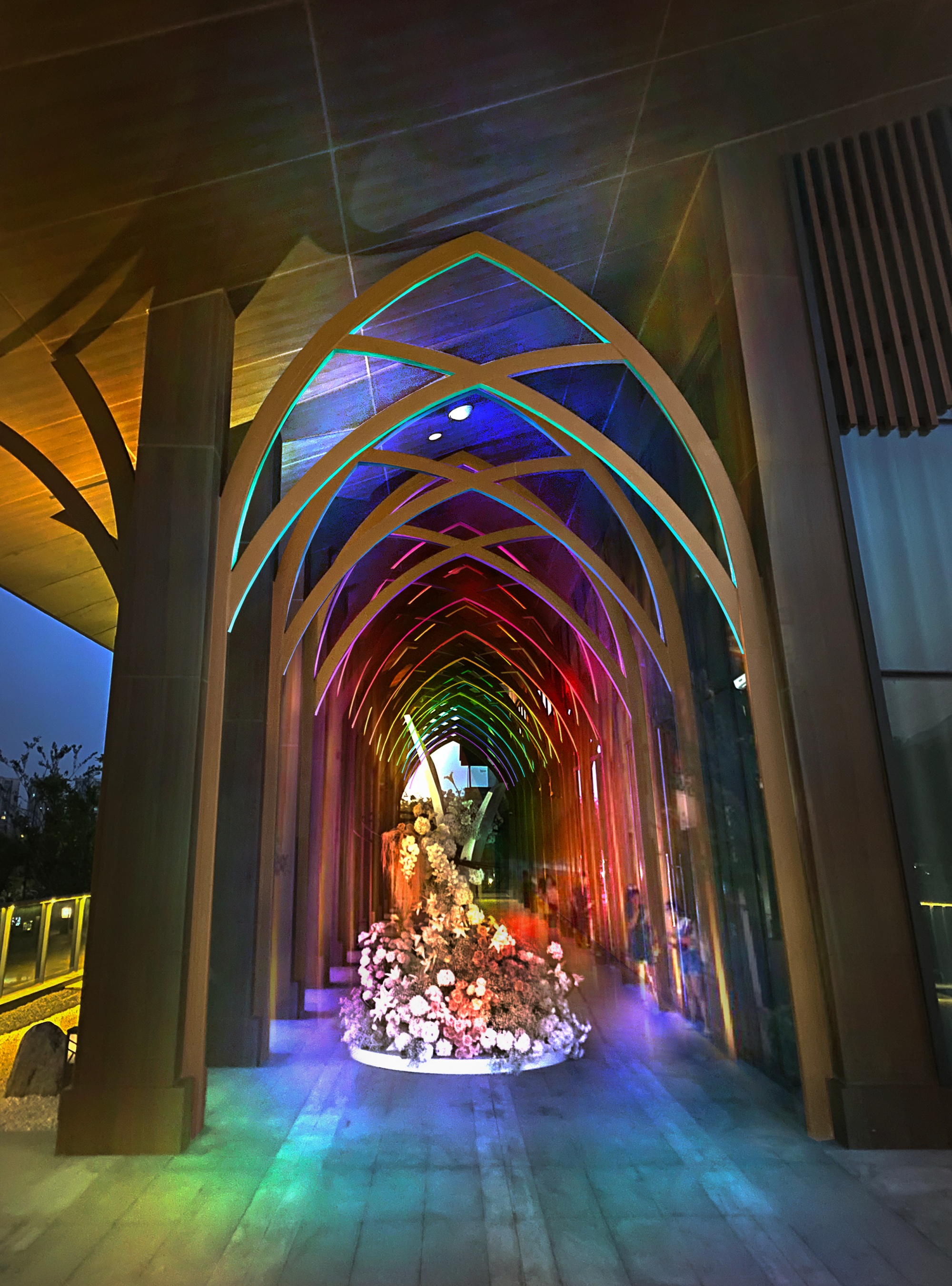 杭州桃花湖公园夜景灯光亮化丨中国杭州-20