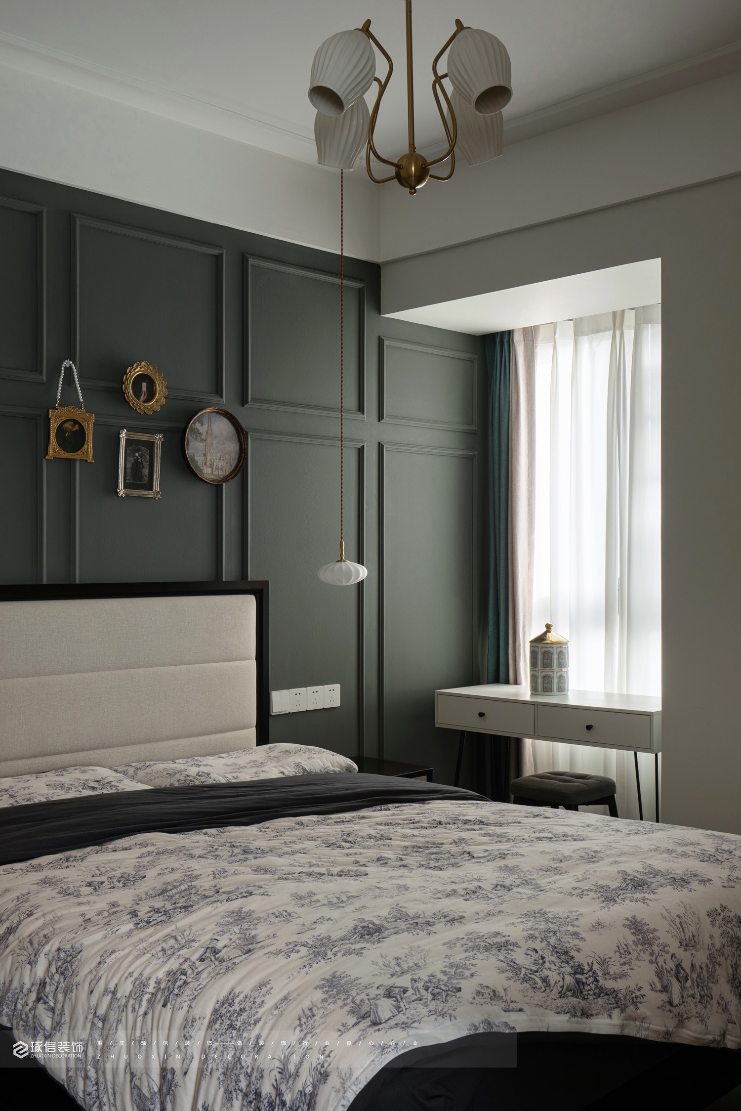 230 平美式混搭之家丨琢信装饰-38