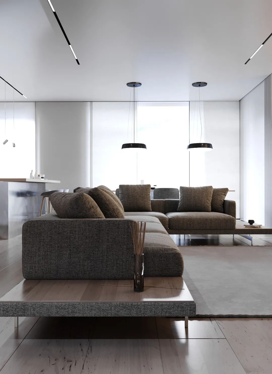 现代简约灰调空间设计-0