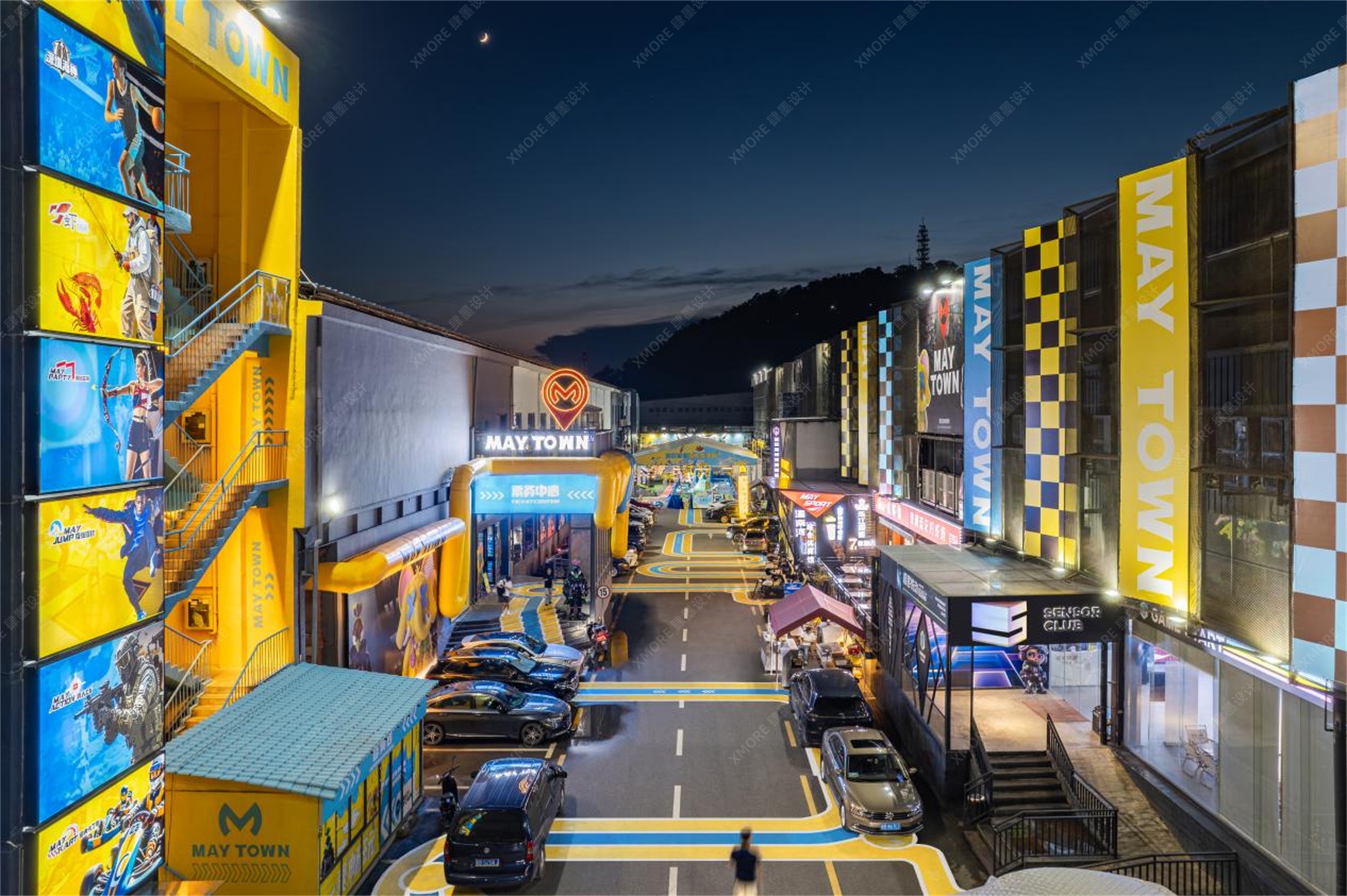 深圳湄南河商业街区美陈设计丨中国深圳丨肆墨商业街区美陈设计公司-14