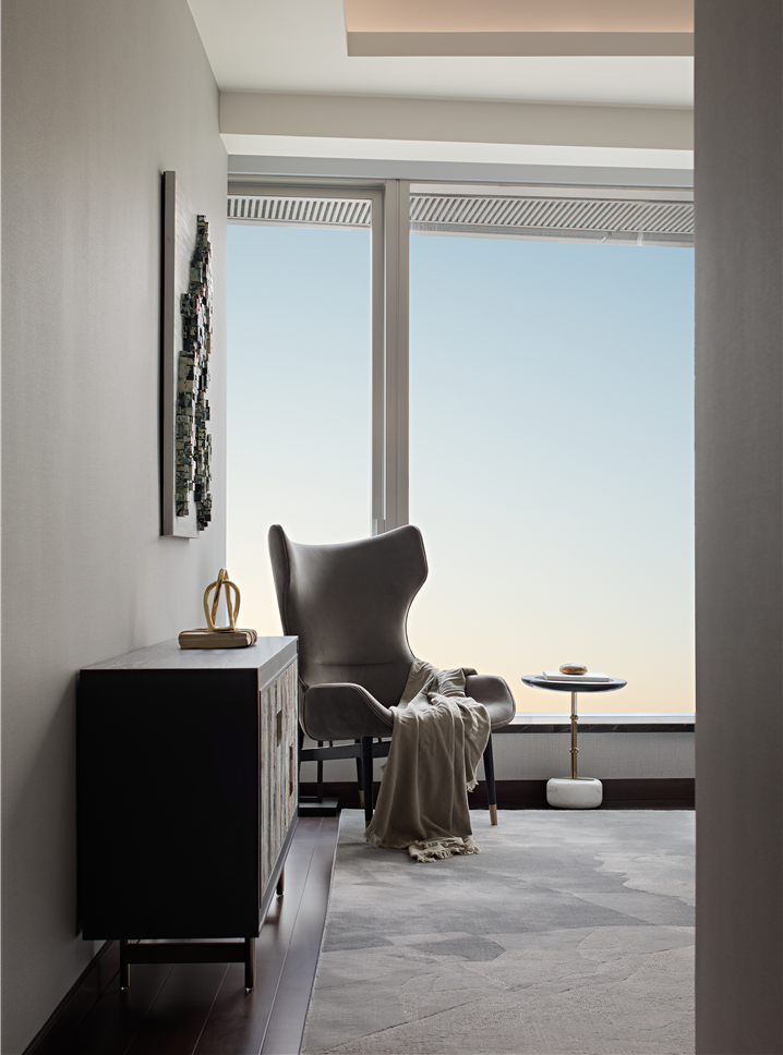 深圳中心·天元 383㎡ 平层公寓样板房丨中国深圳丨KPF,Aedas-36