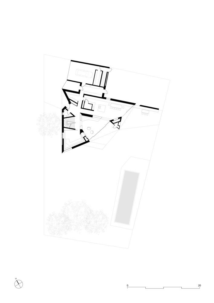 德国 U 形别墅丨德国慕尼黑丨Pool Leber Architekten-33