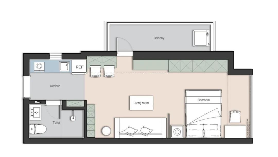 “明天也是小春日和”·公寓日系改造丨鹿白空间设计-4