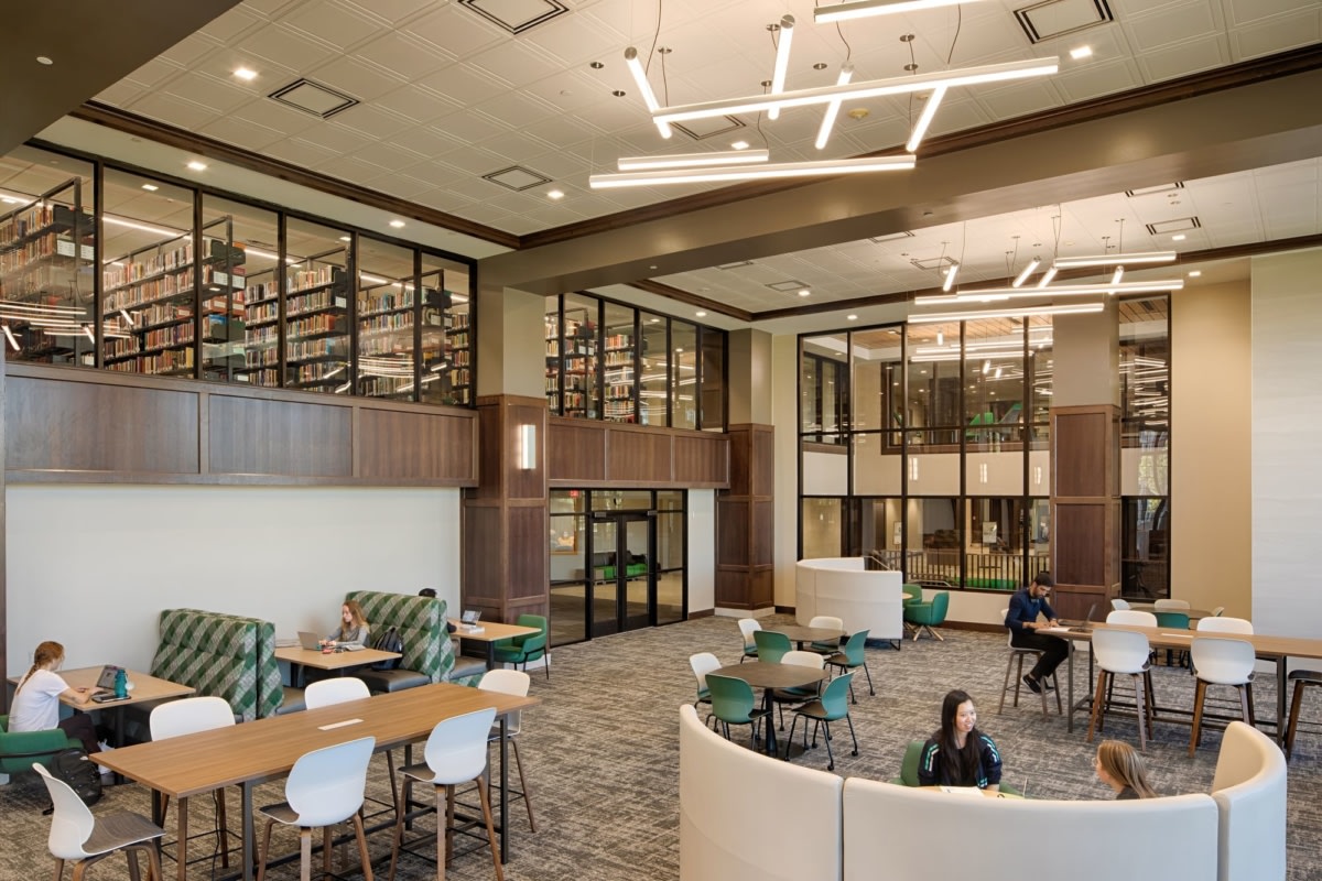 北达科他大学 chester fritz 图书馆丨美国大福克斯丨Stantec-16