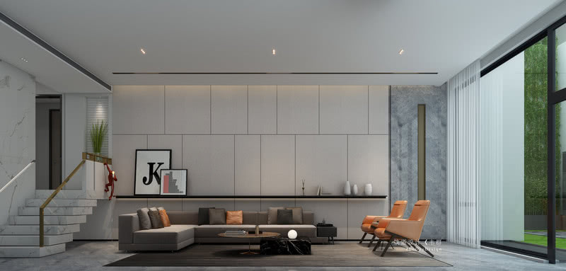 江阴长江国际现代极简别墅设计-13