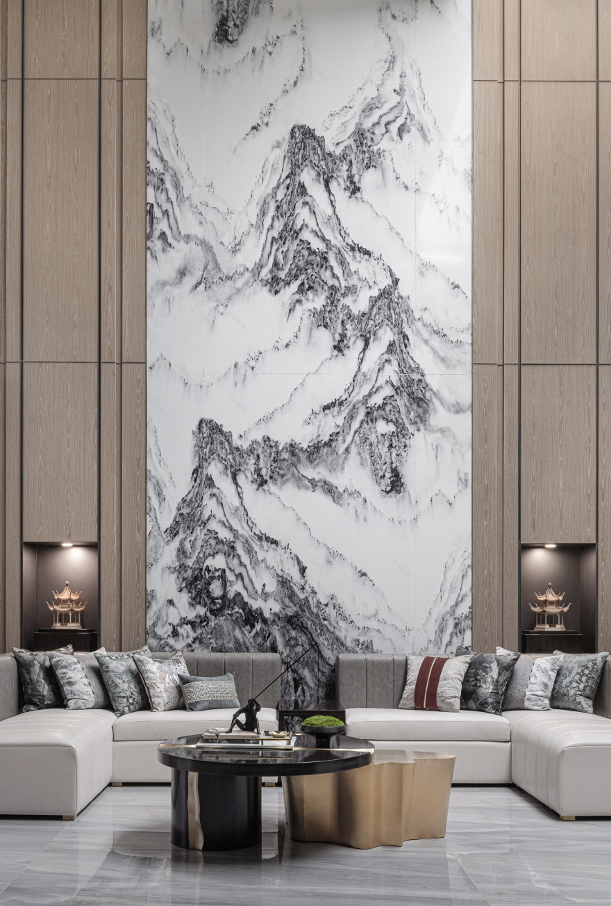 济南雍泉府下叠样板间 | 素雅新中式,融入自然之美-9