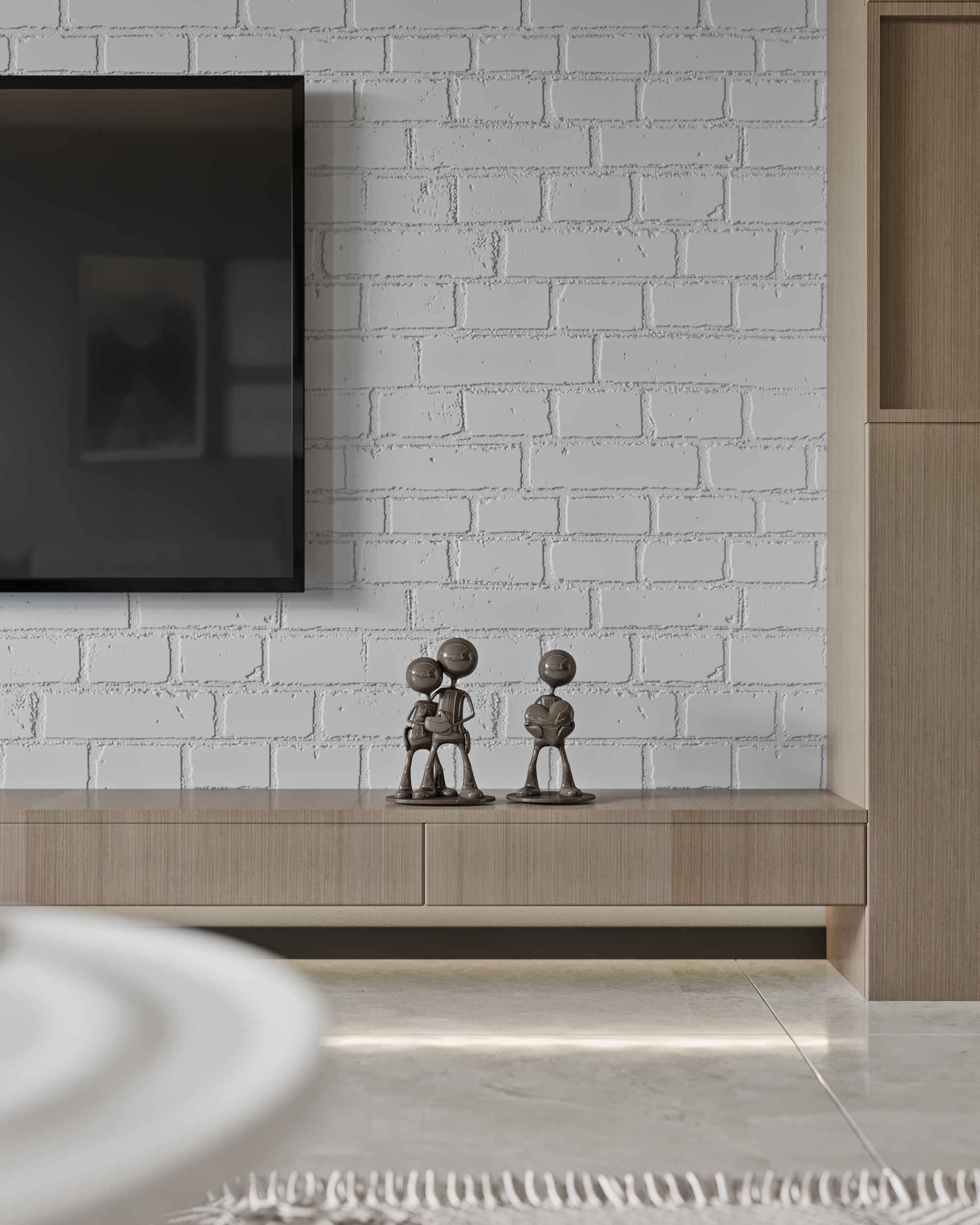 现代北欧风“陈陈家”设计 | 舒适宜居的艺术空间-10