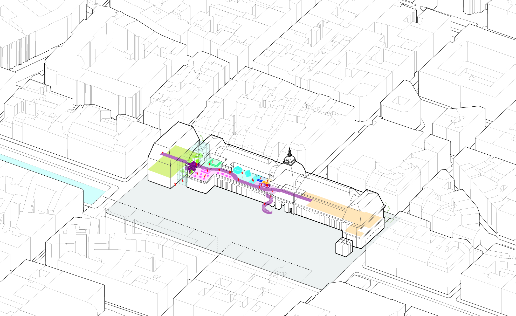 法国雷恩“Palais du Commerce”建筑改造-27