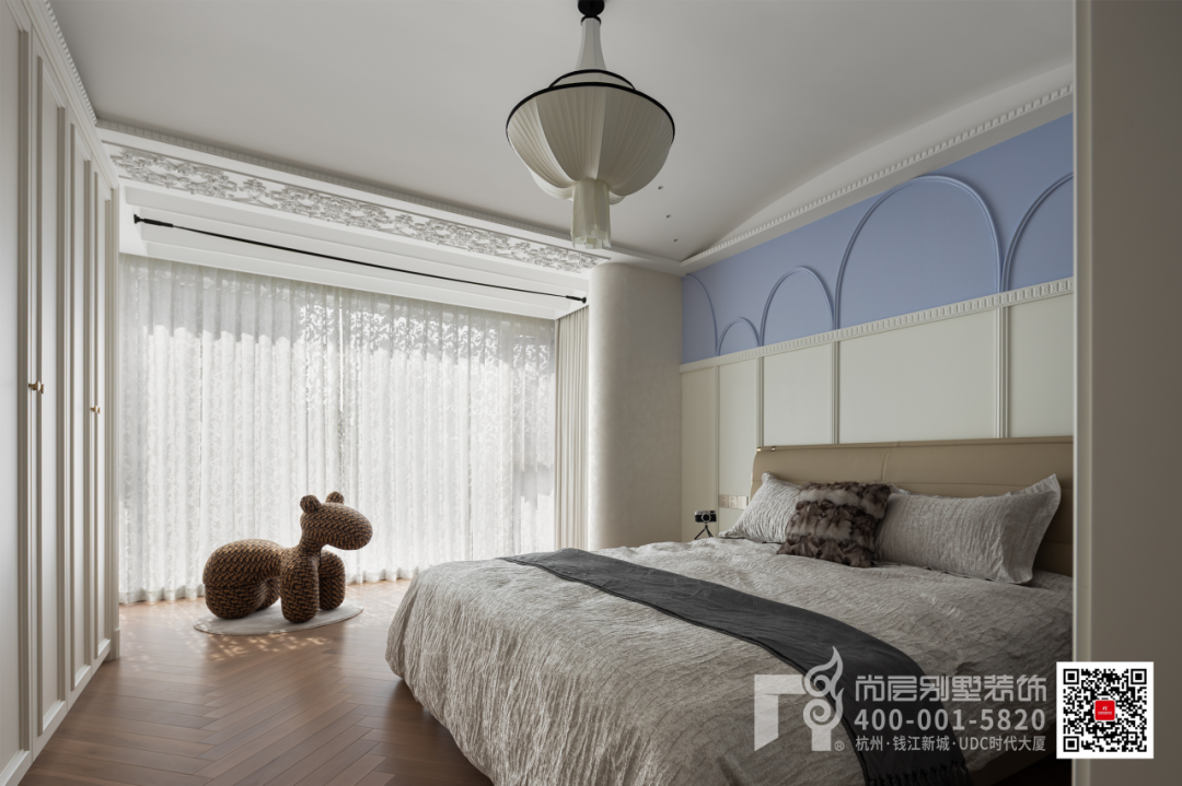 300㎡悦安佳府夏日轻法式装修丨杭州尚层装饰-33