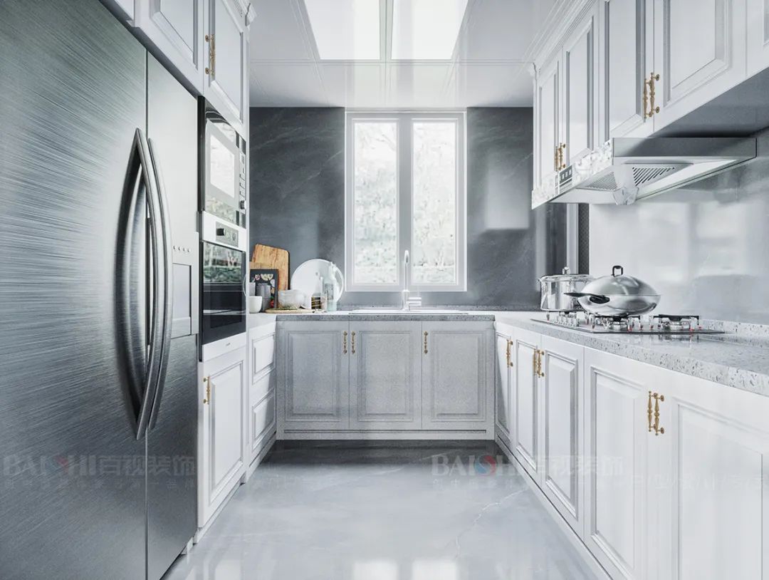 国宾天下 280 平美式轻奢别墅，四层空间多重功能集于一体-36