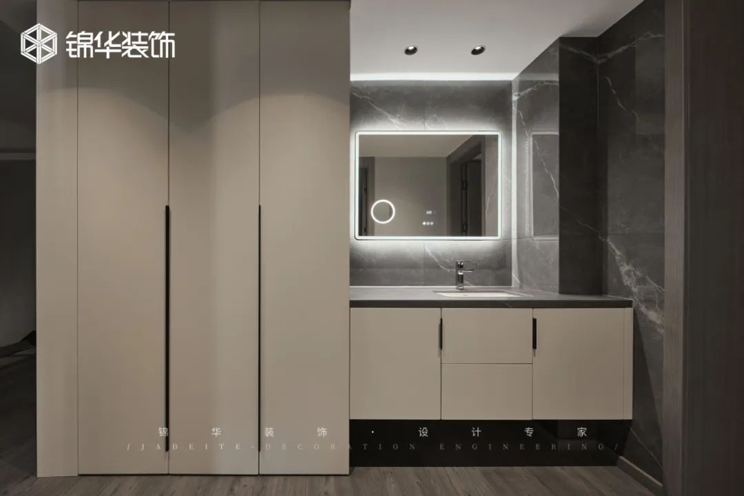 南京阅山居 160㎡现代简约家居设计丨中国南京丨锦华装饰-32