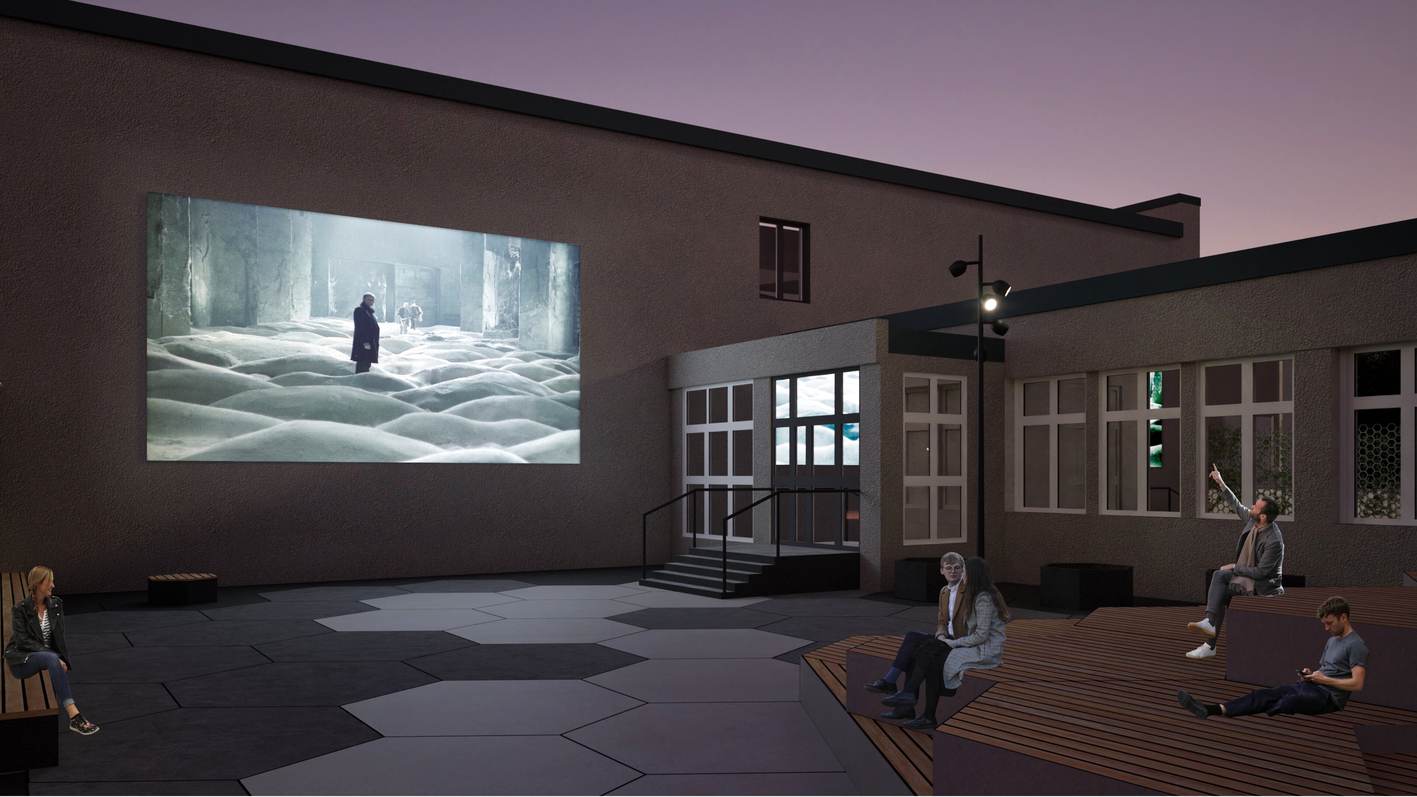 Реконструкция территории ОМЦ Химик-8