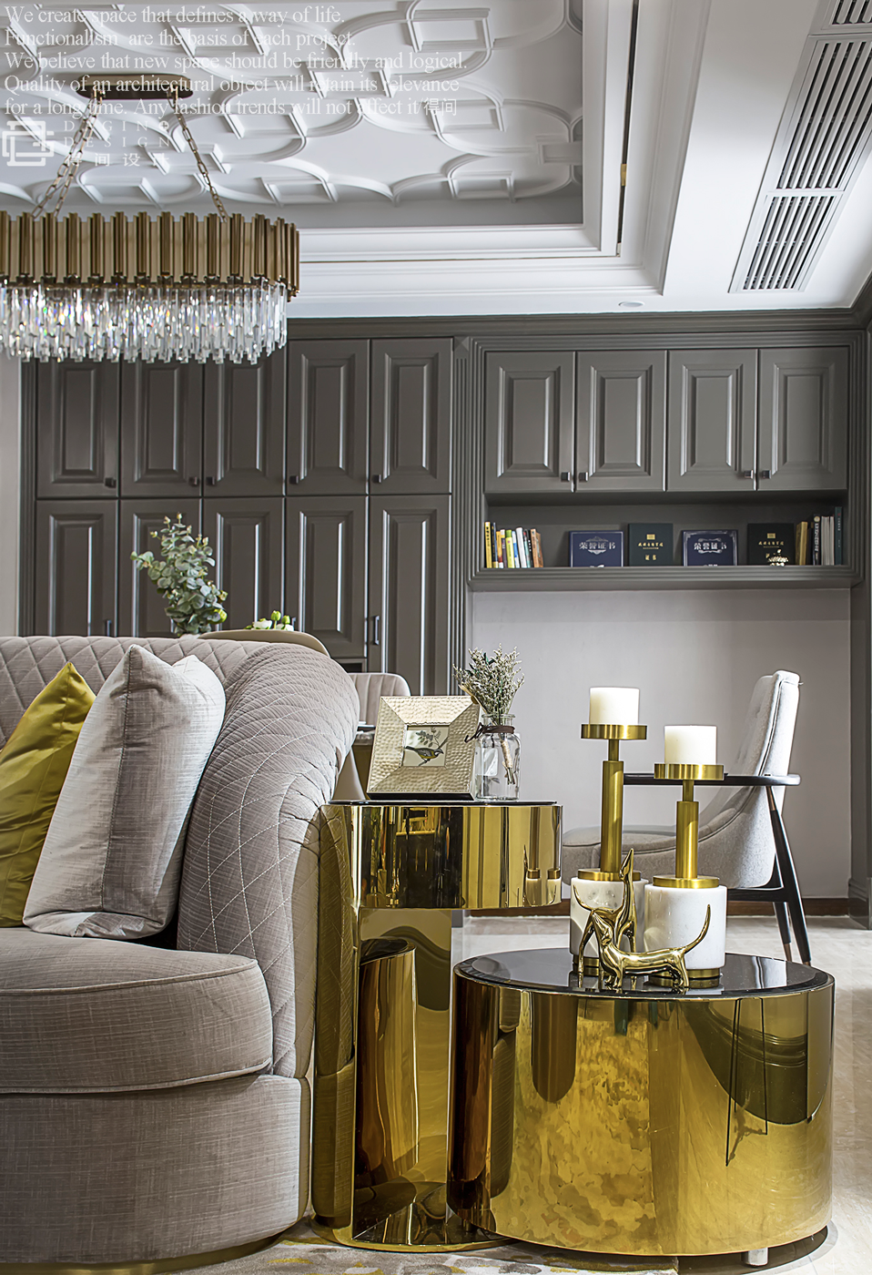 130㎡现代风格住宅  武汉得间设计-15