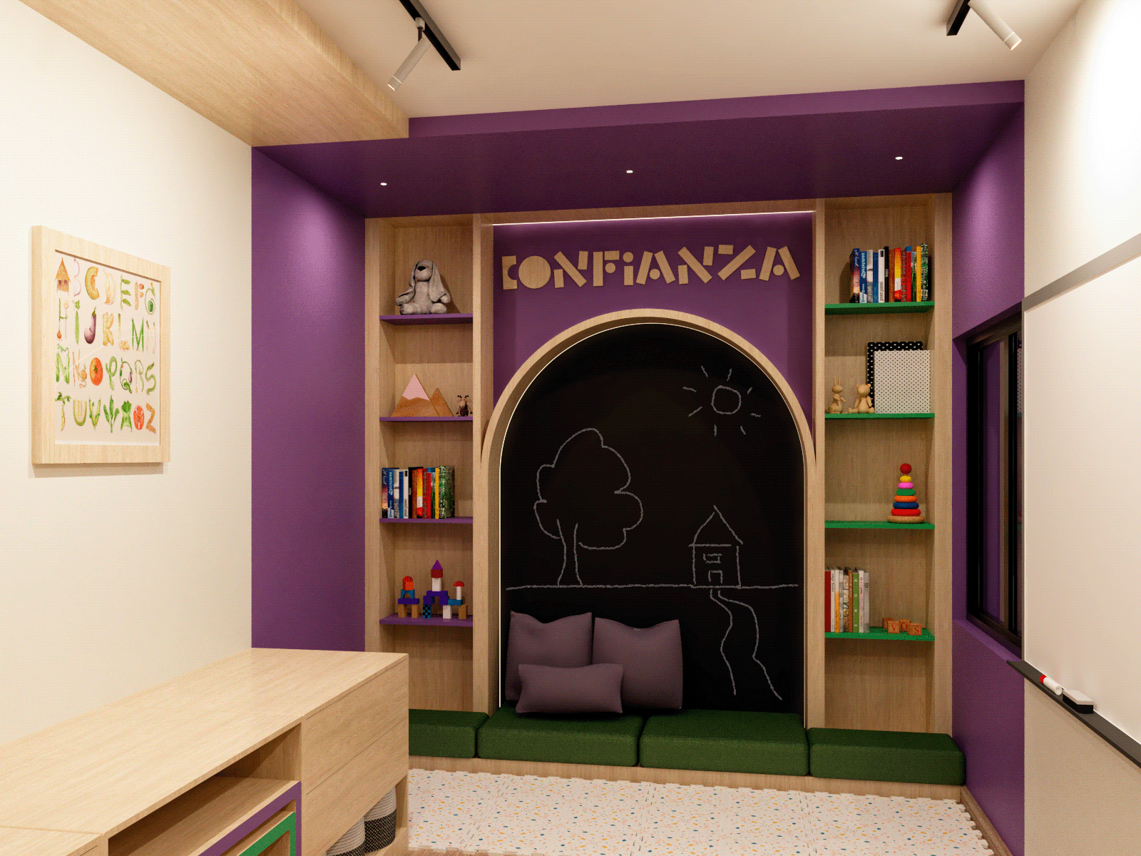 SUPER BABIES GYM室内设计项目-23