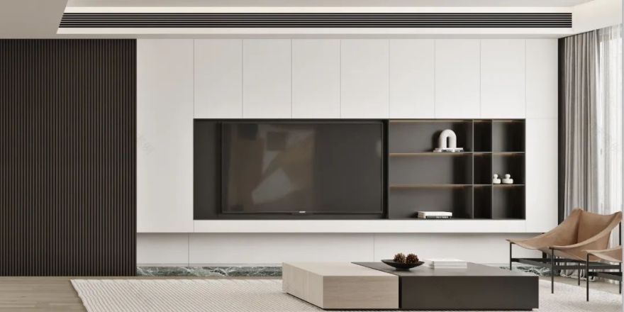 秋日中性色,新商大厦 120㎡户型设计丨铭星 A.F.C 设计&精造-58