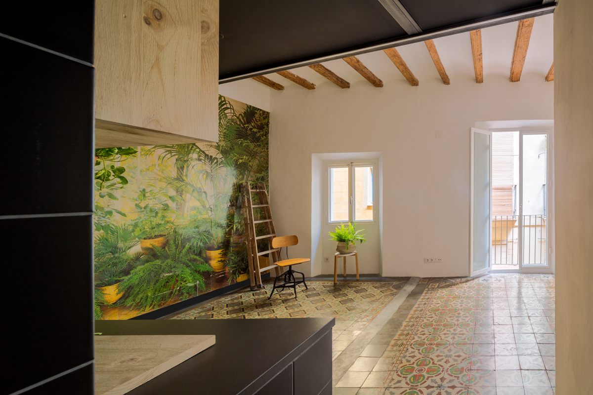 巴塞罗那 45 平米公寓的巧妙改造-56