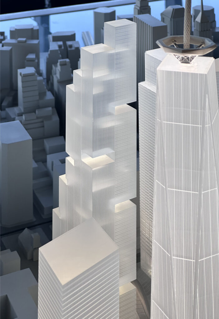 Silverstein Properties Unveils Scale Models of 2 and 5 World Trade Center Skyscrapers in Financial District, Manhattan - New York YIMBY-14