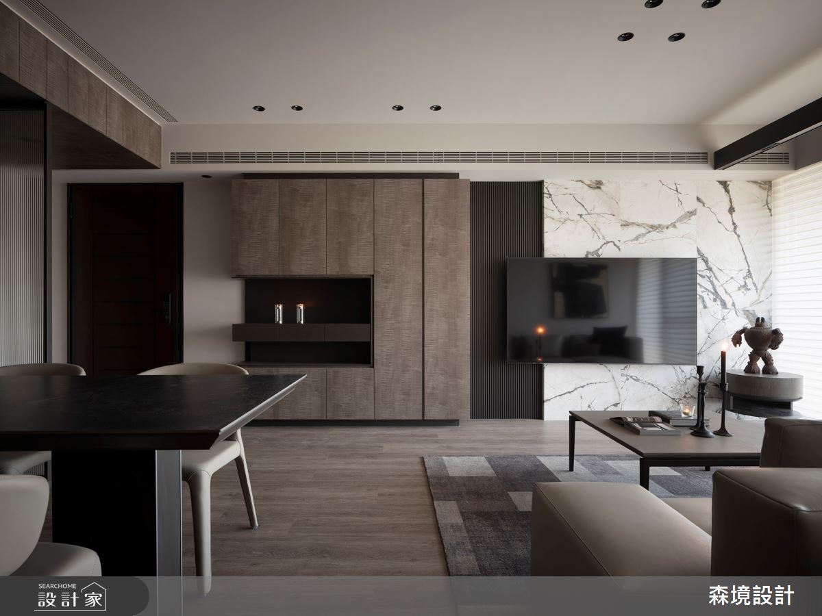 王俊宏·99·26坪现代风设计案例丨森境+王俊宏设计-14