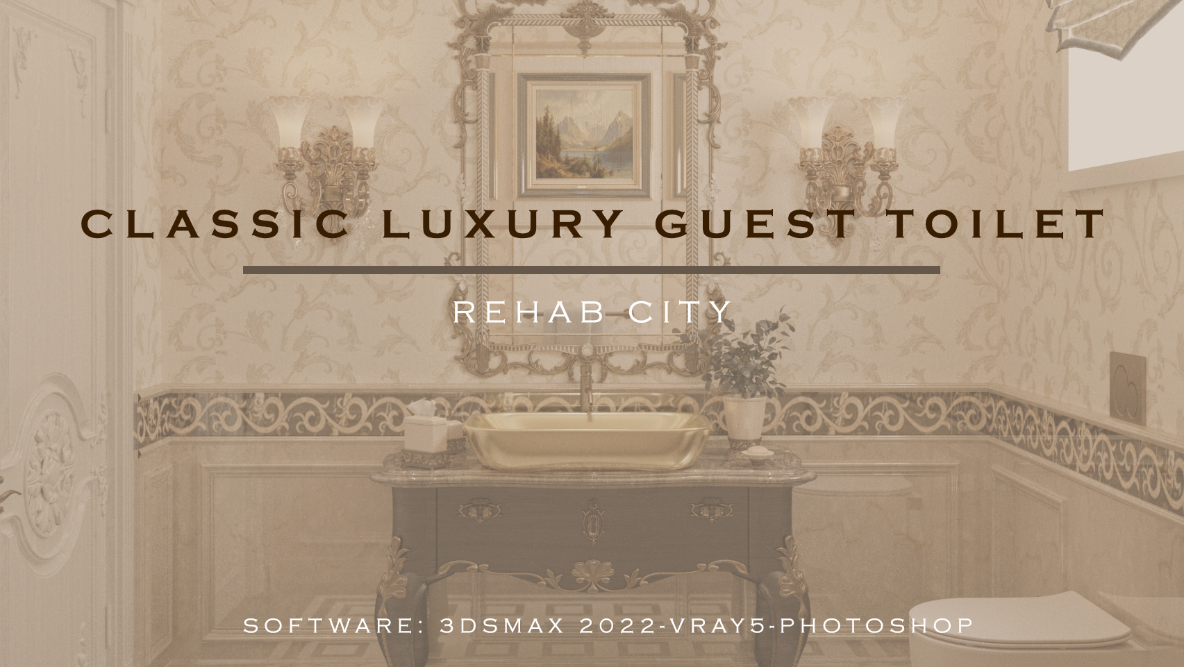 Classic luxury Guest Toilet-0