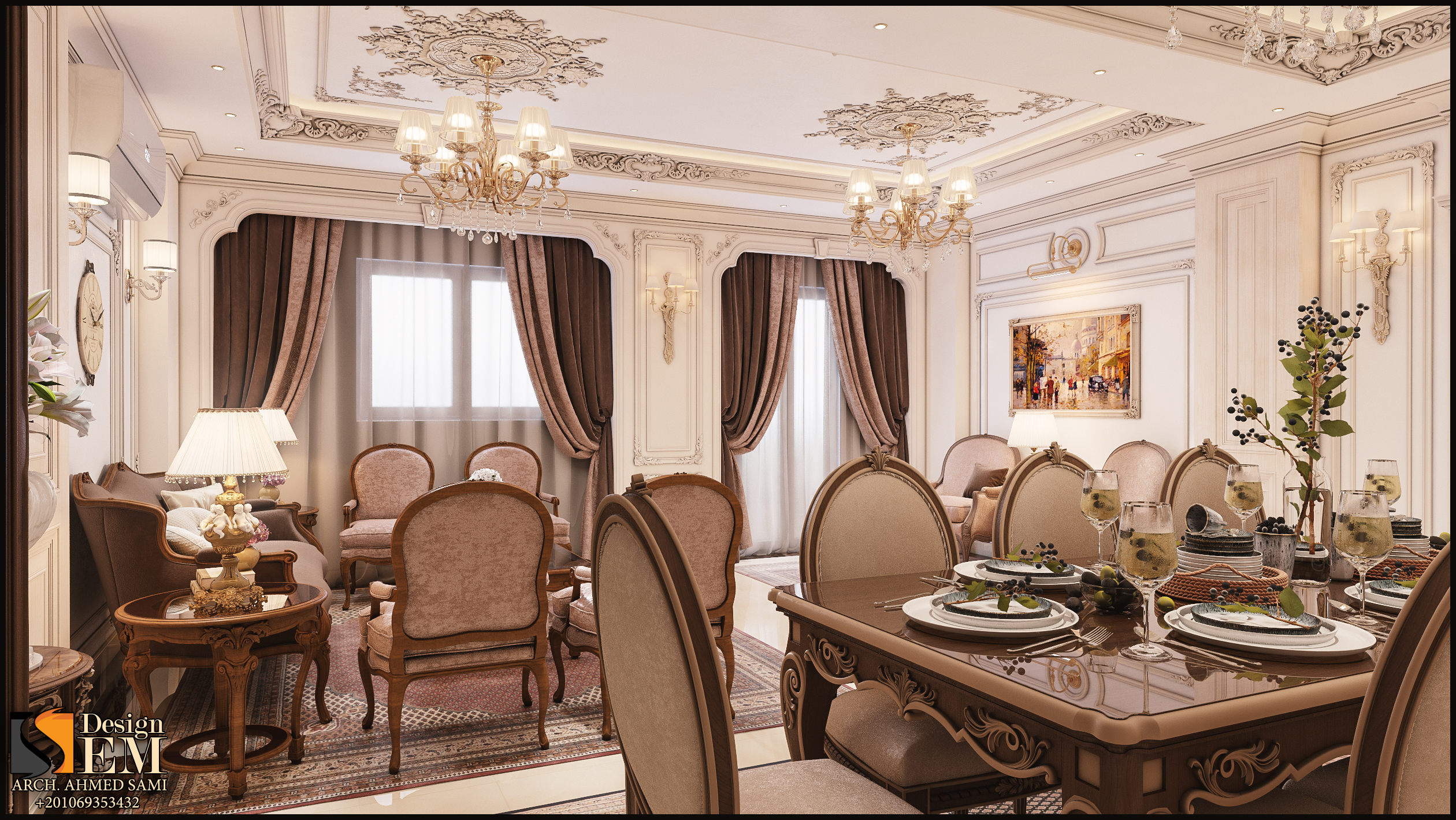 New classic reception and dining space-1