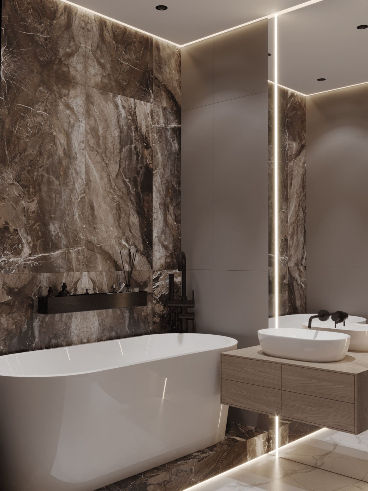 90㎡ 白色系空间设计-23