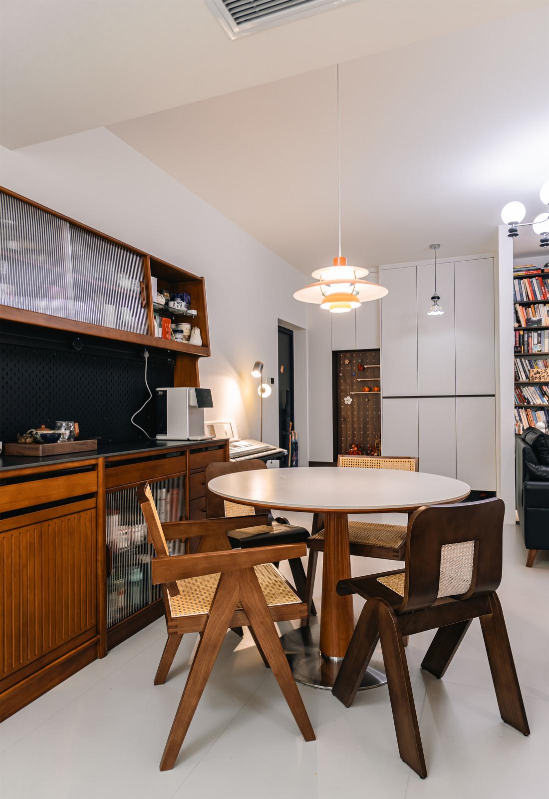 96㎡中古混搭风四居室装修-18