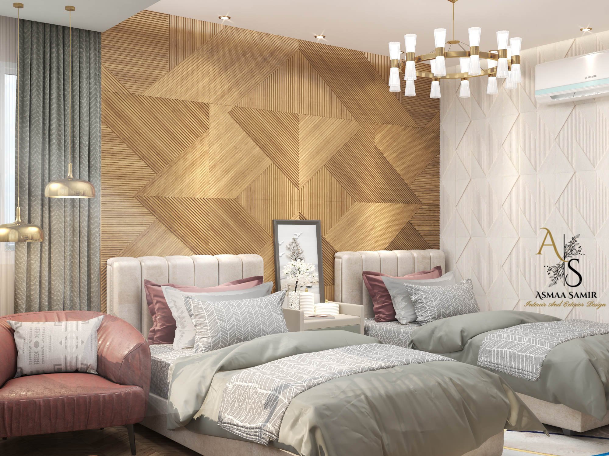 ＭＯＤＥＲＮ ＤＯＵＢＬＥ ＢＥＤＲＯＯＭ MODLE 2-3