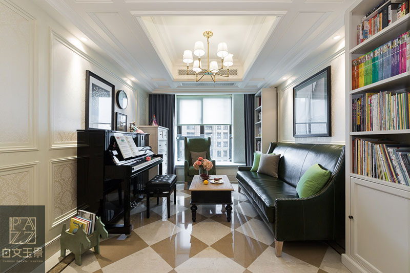 远洋公馆【爱丽丝之境】混搭风，89㎡空间色彩跳跃精灵起舞-20