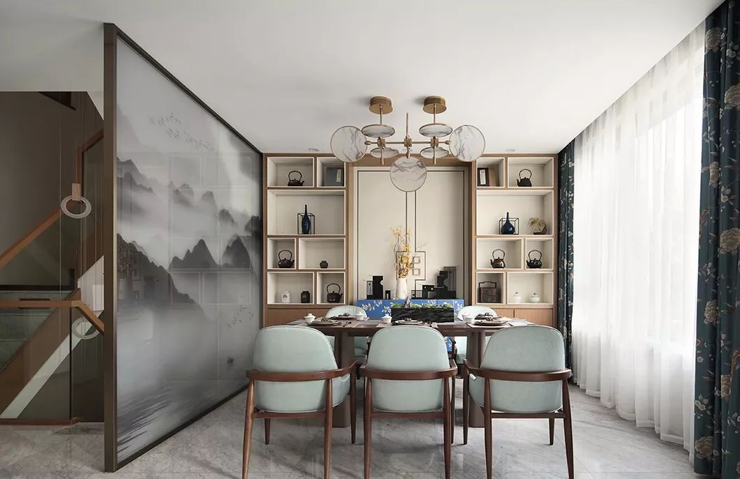 新中式装修风格 | 简约优雅,传统与现代完美结合-87
