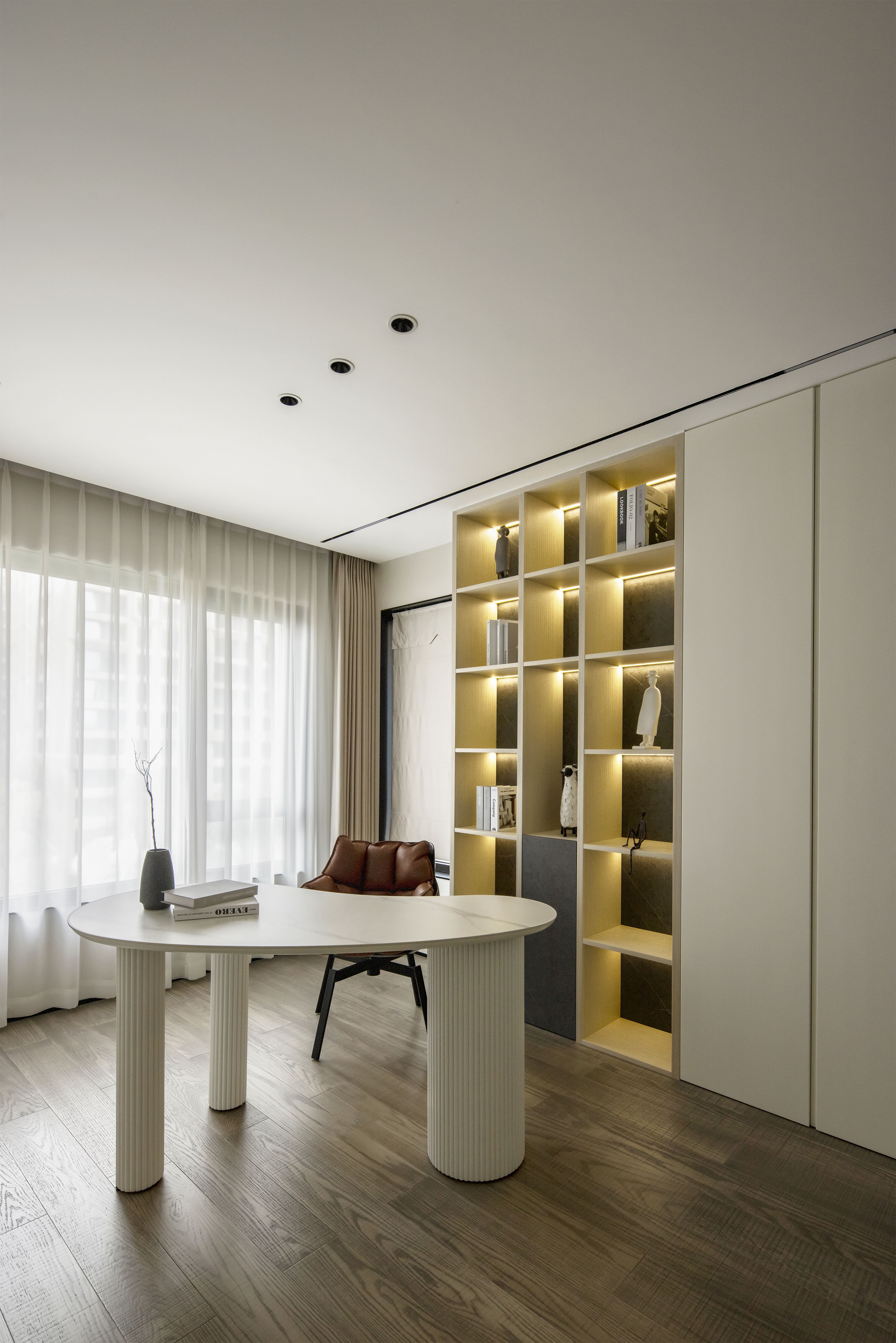 现代极简实景丨中国温州丨柏达装饰-20