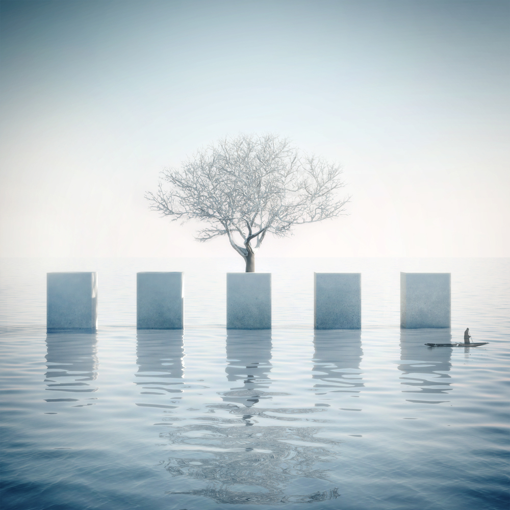 梦幻极简主义水系列空间设计-3