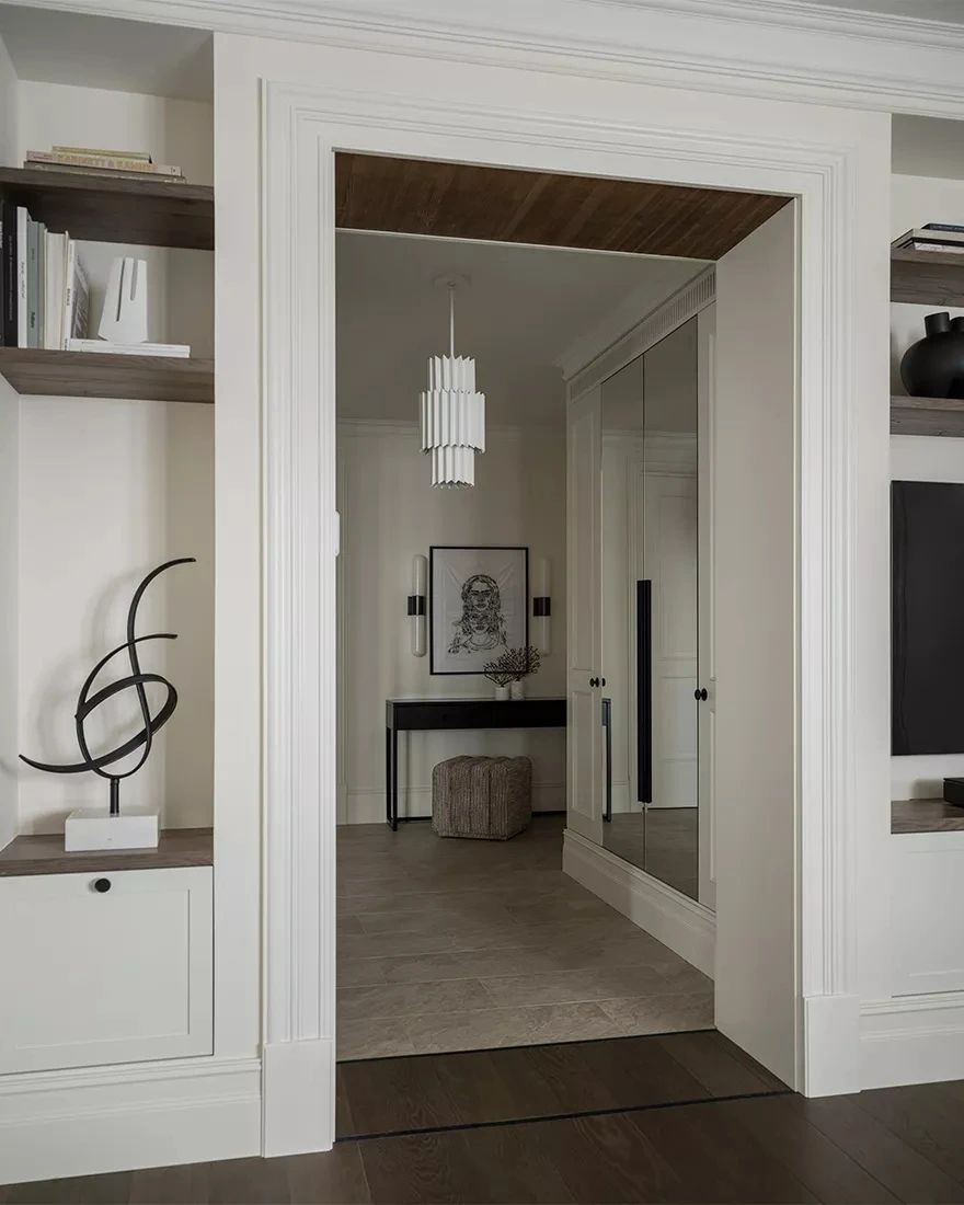 夫妻俩的 147㎡单色空间设计丨Valery Senkina-29