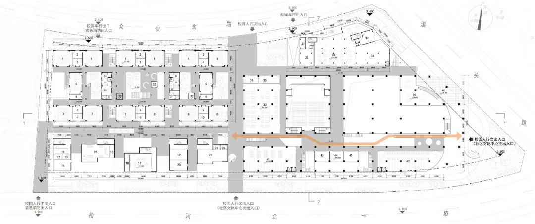深圳松岗街道松岗商业中心城市更新九年一贯制学校项目丨中国深圳丨立方设计-35