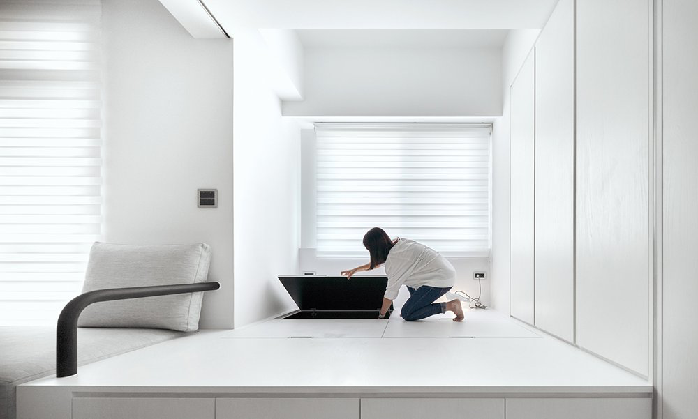 不定义空间的多功能小宅，62㎡旧房改造 | 虫点子新作-29