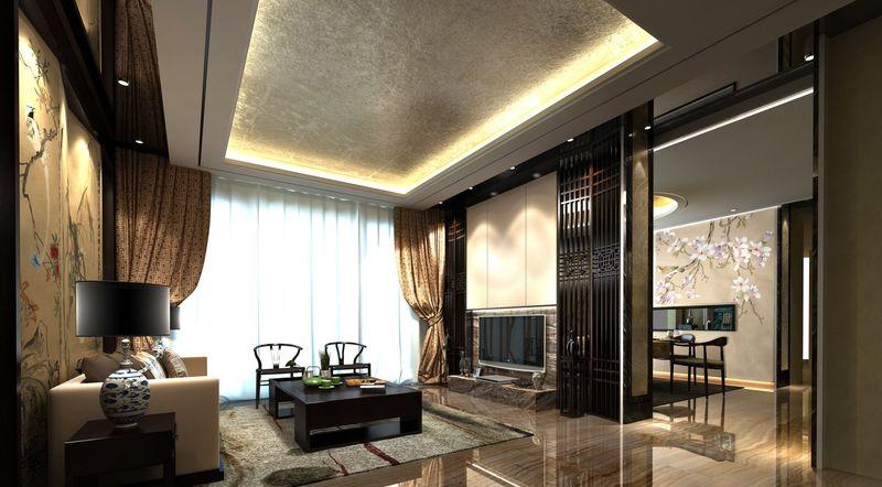 中山博达地产样板房 | 岭南中式到欧式田园的空间拓展-3