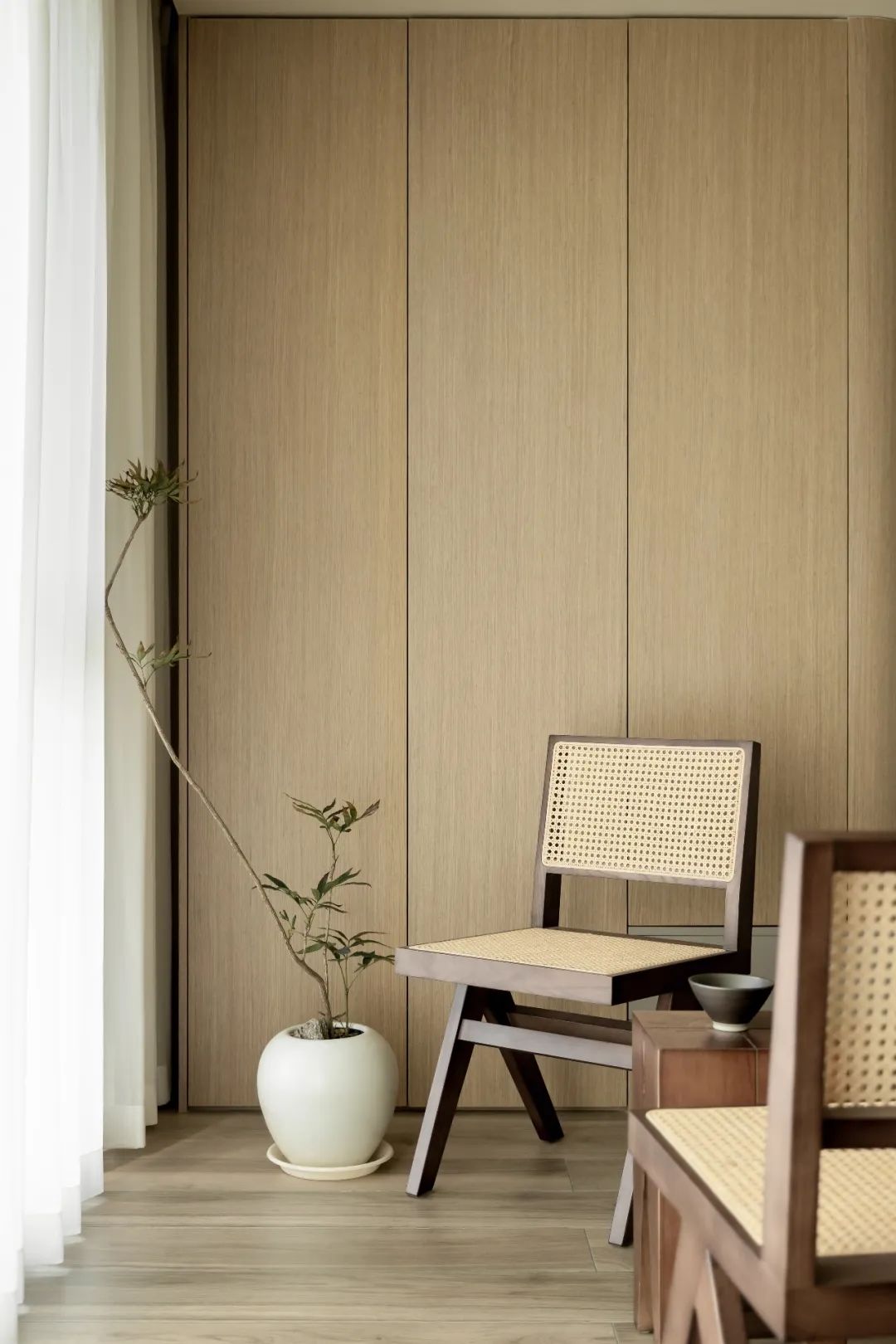 自然之居 · 奶油侘寂风格的宁静魅力丨淺尺住建-21