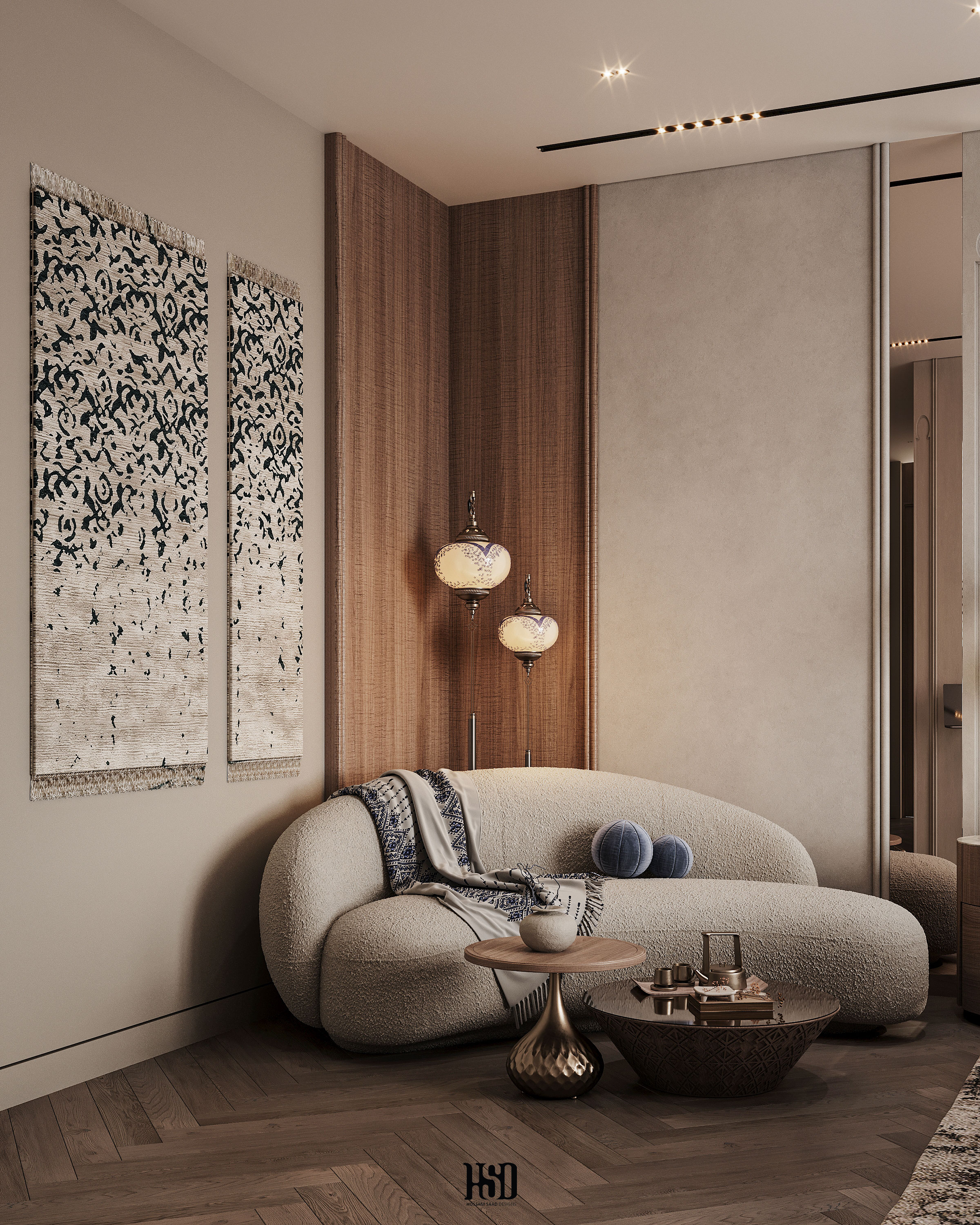 伊斯兰风格卧室丨Hossam Saad Design-8