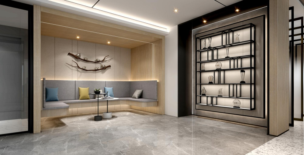 知境物业办公室设计 | 现代简约,自然实用-2