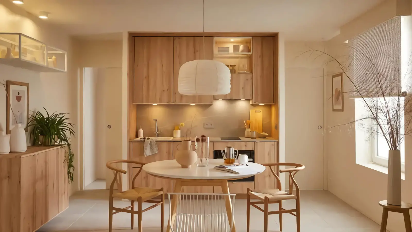 小空间,大设计 | 完美融入客厅的迷你厨房-1