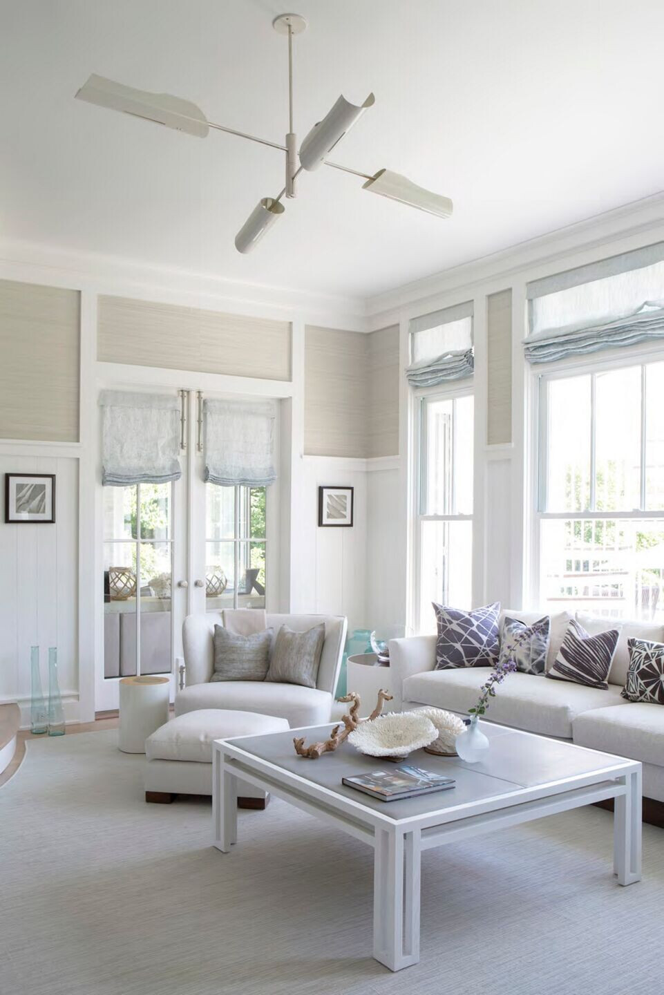 纽约汉普顿度假别墅，打造清新海洋风-100