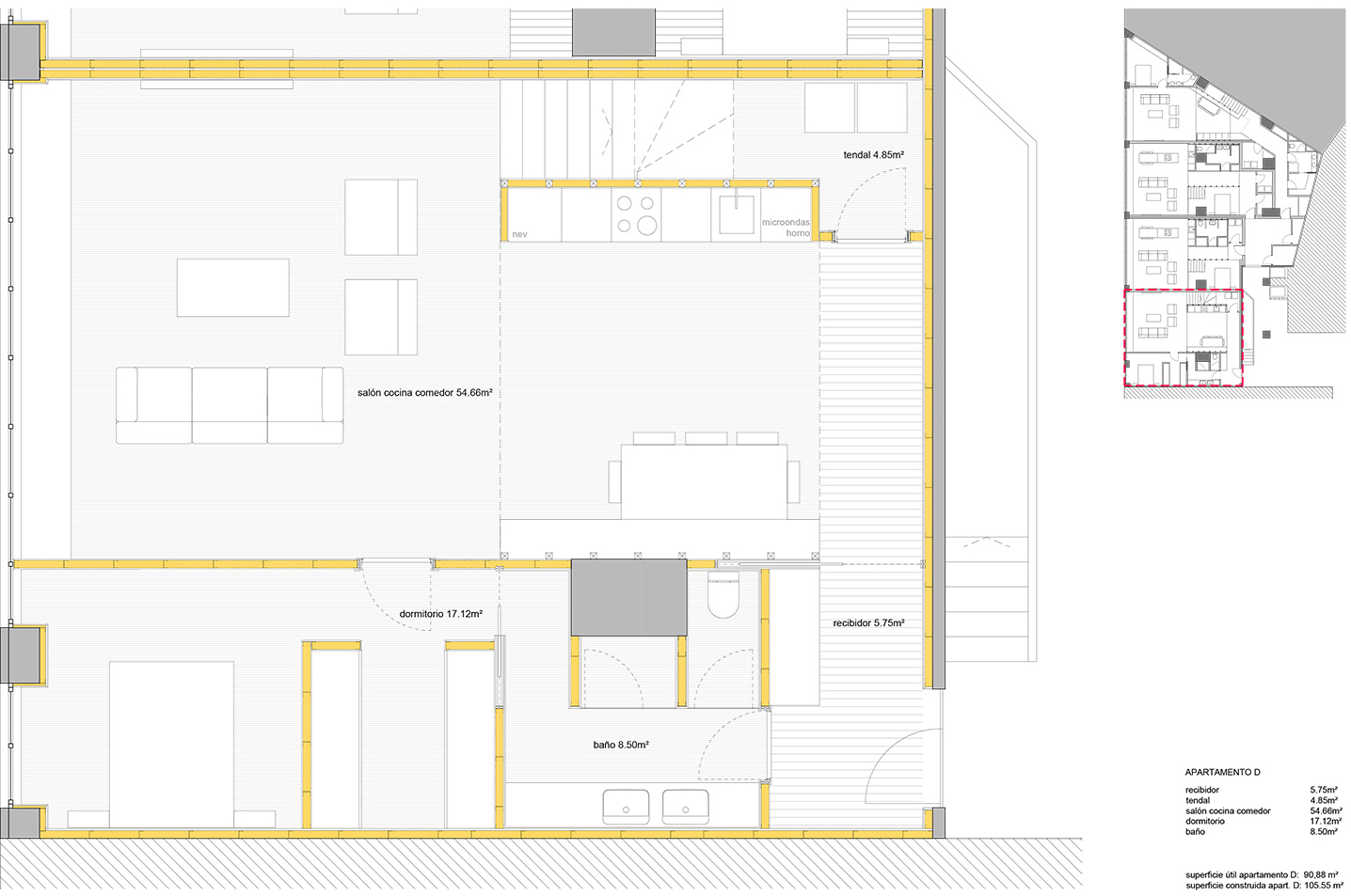 Santiago 公寓单元改造丨西班牙丨ansedequintans arquitectos-57