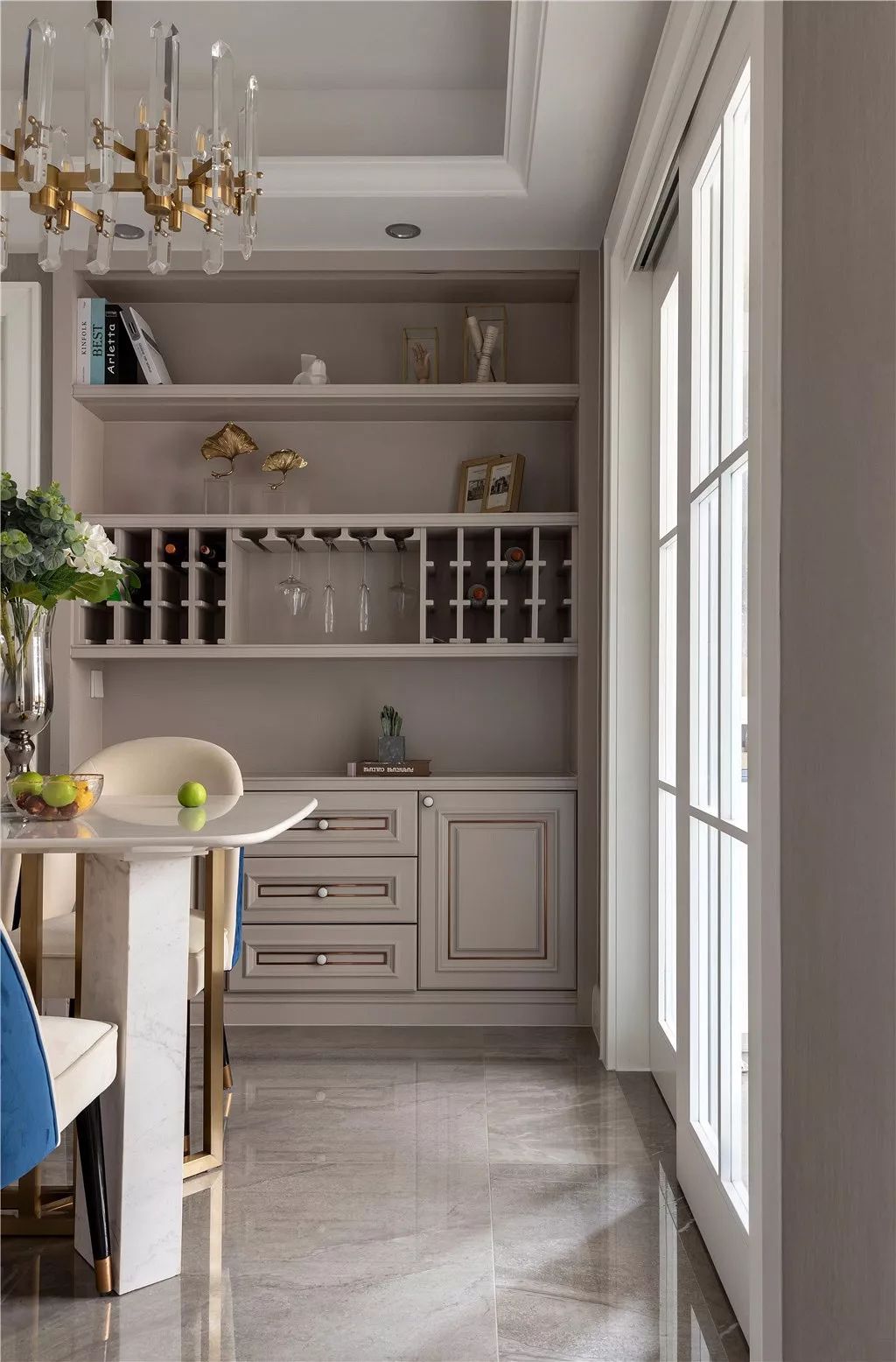 嵌入式餐边柜酒柜设计，实用与情趣两不误-17