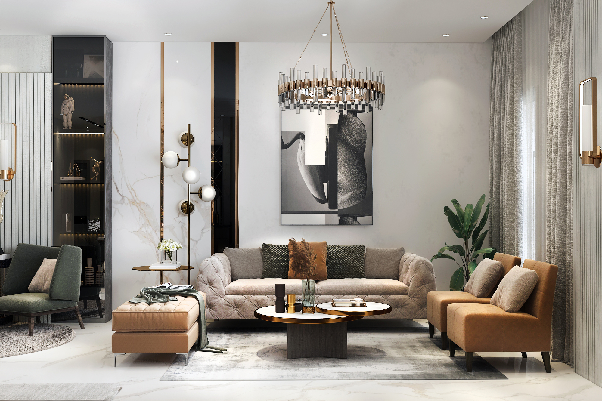 APARTMENT@THE NEW CAPITAL 接待处设计丨Eng omneya Hamed-6