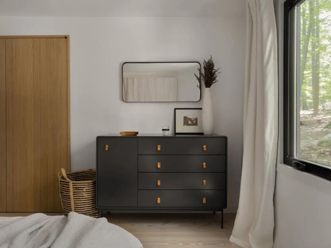 Cabin in the woods 树林里的质朴小屋丨美国纽约丨StewartSchafer-57