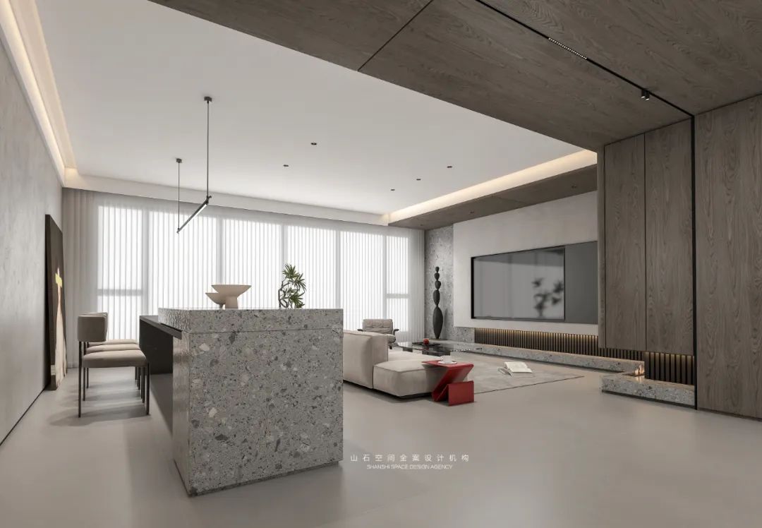 沈阳汇置尚岛极简主义住宅设计丨中国沈阳丨山石空间全案设计机构-4