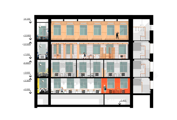 圣彼得堡第610古典中学重建项目丨俄罗斯圣彼得堡丨建筑工作室11-41