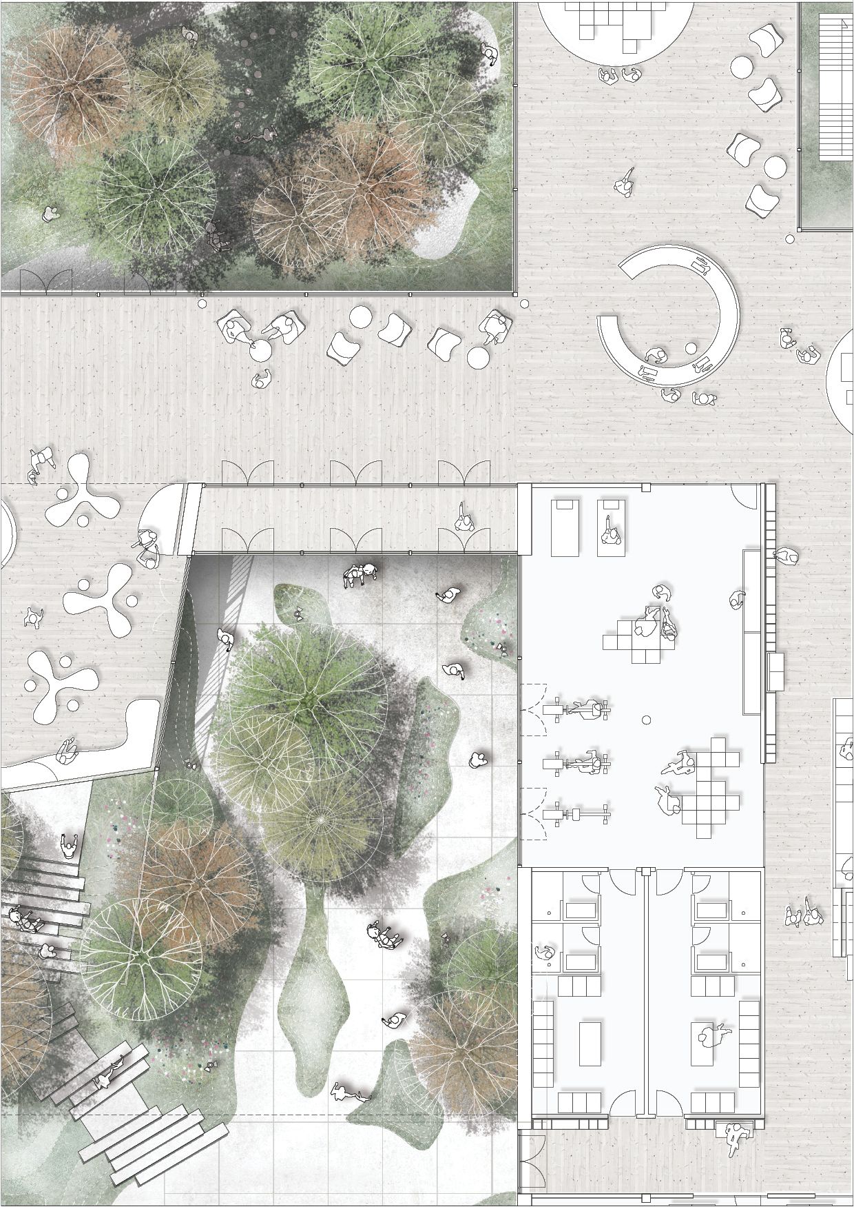 哥本哈根 Steno 糖尿病中心 | 融入自然的疗愈空间-25