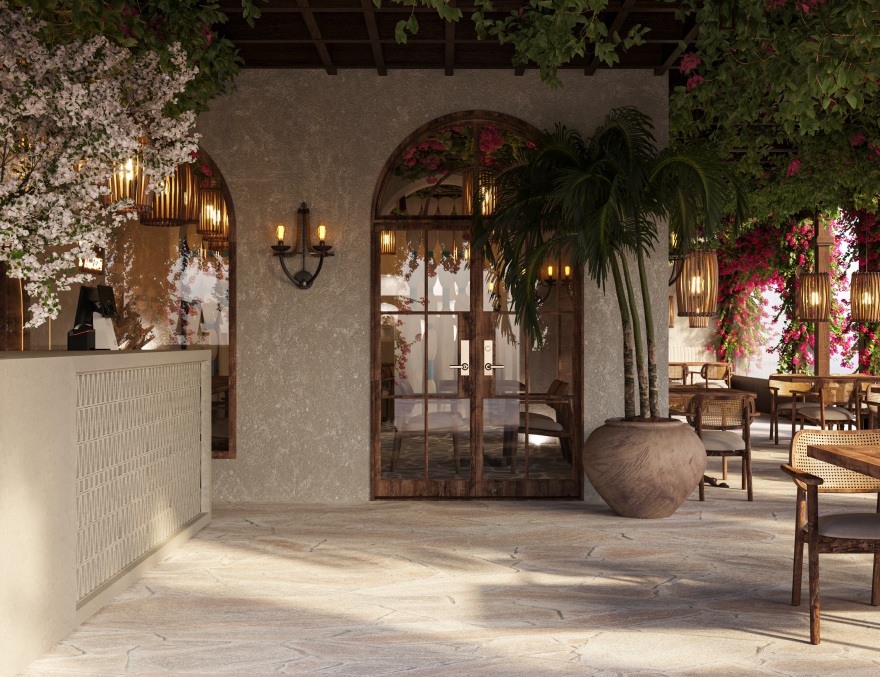 ATHENA GREEK TAVERNA 餐厅设计丨埃及丨GRAFFITI INTERIOR DESIGN-9