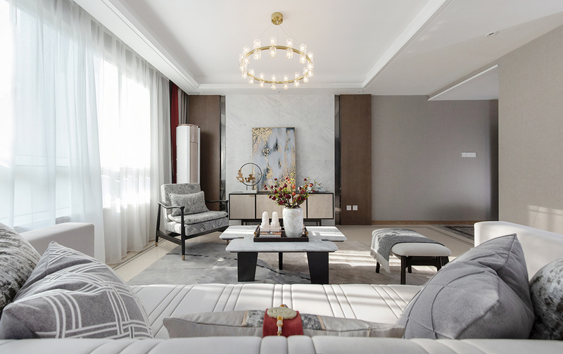 天津金辉北辰宜兴埠样板间 | 秋意浓烈的中式家居设计-22